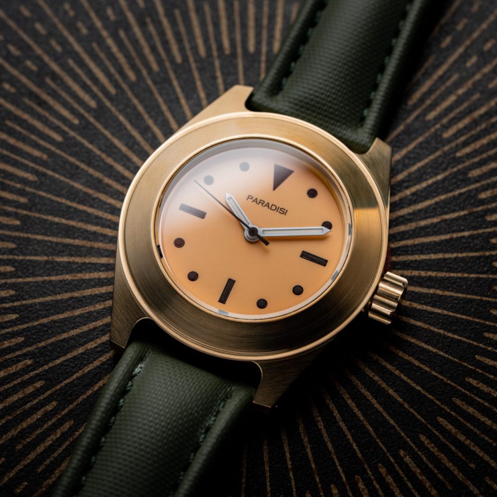 Bronze AMPCO 18 dial detail